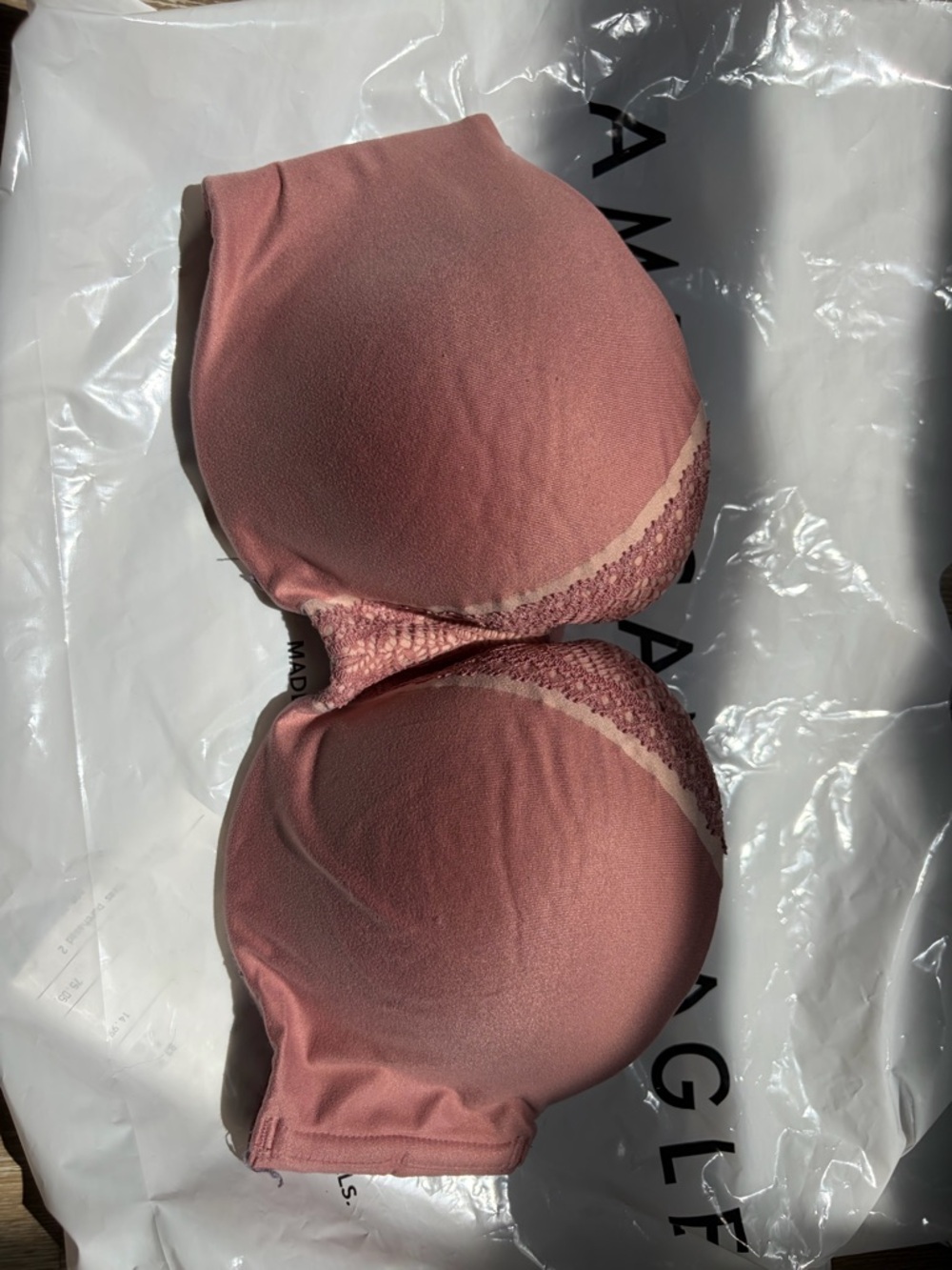 Victoria's Secret Mauve Pink Strapless Bra